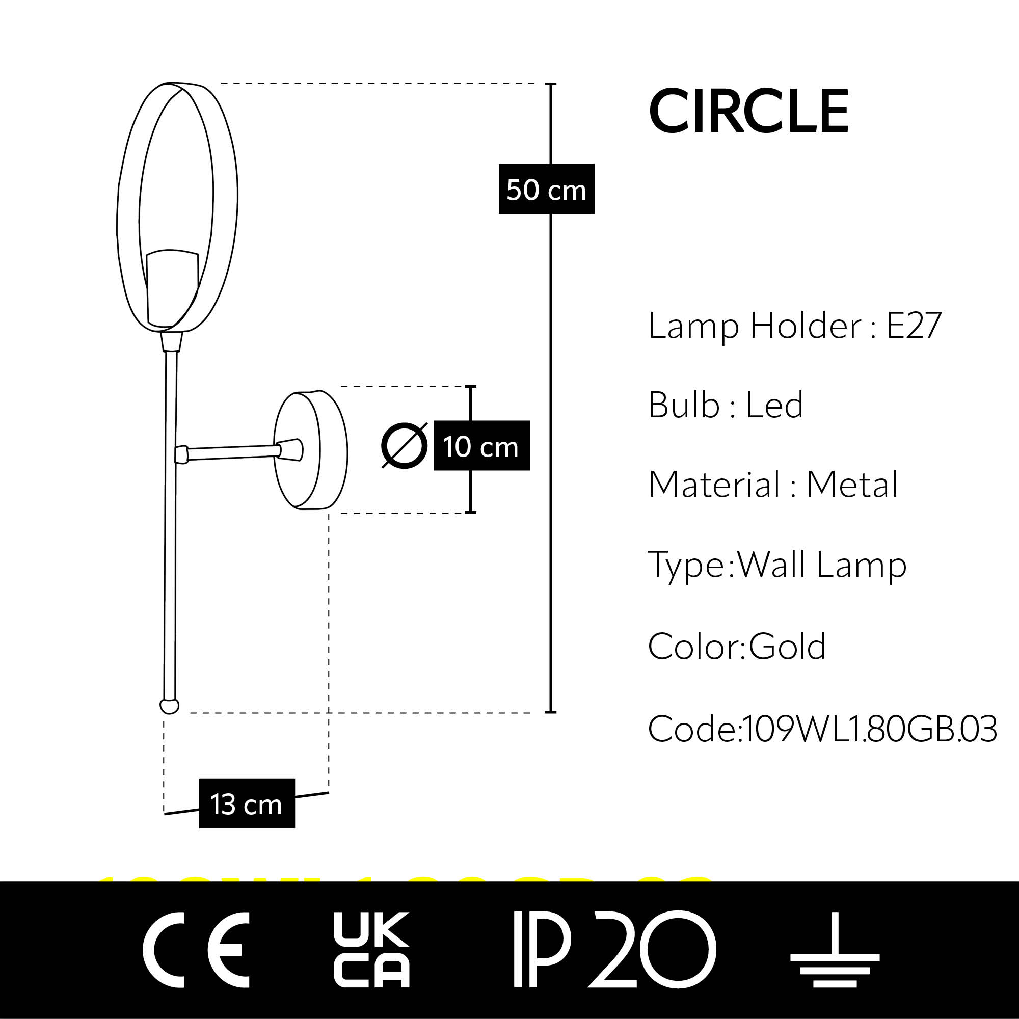 CIRCLE Wall lamp