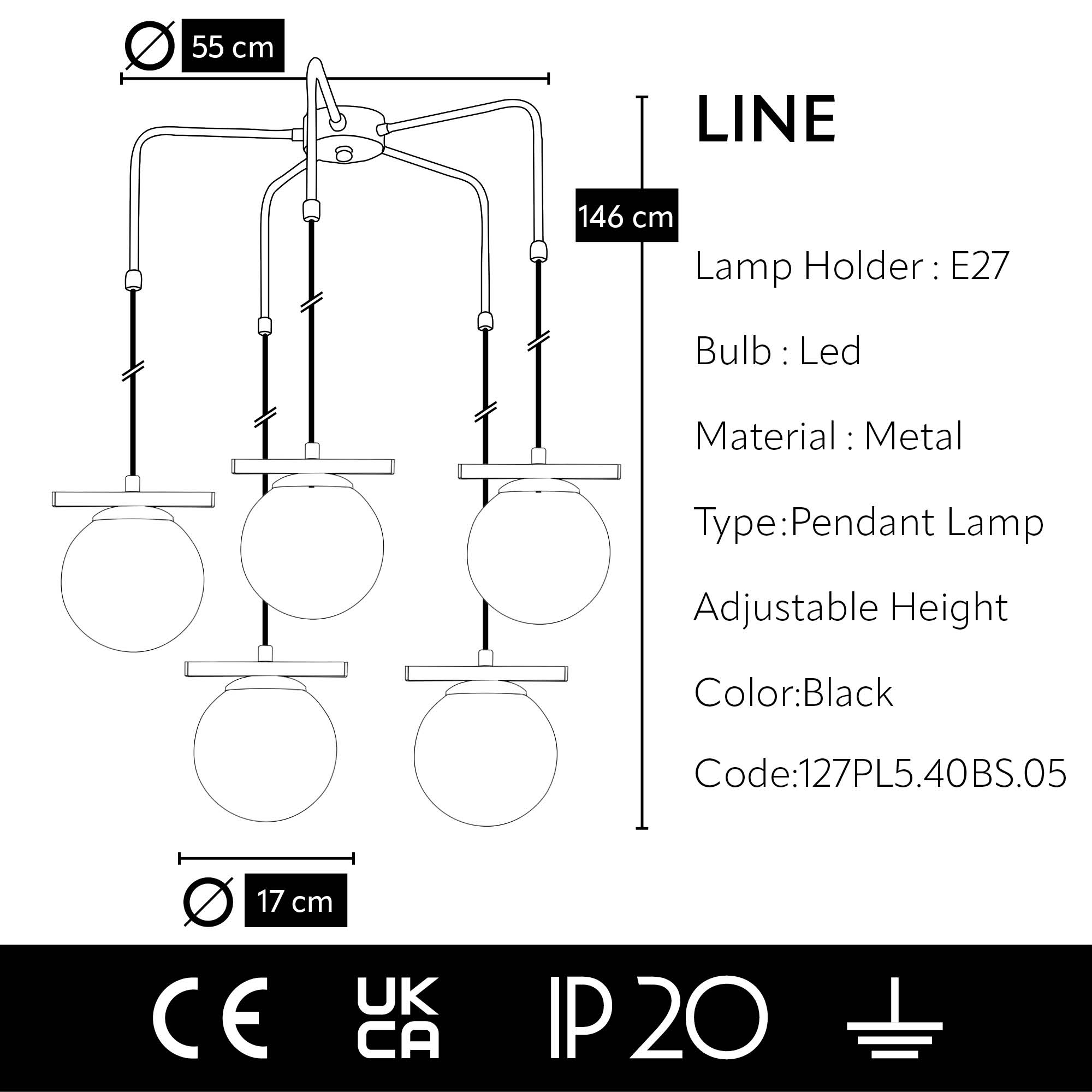 LINE Pendant lamp