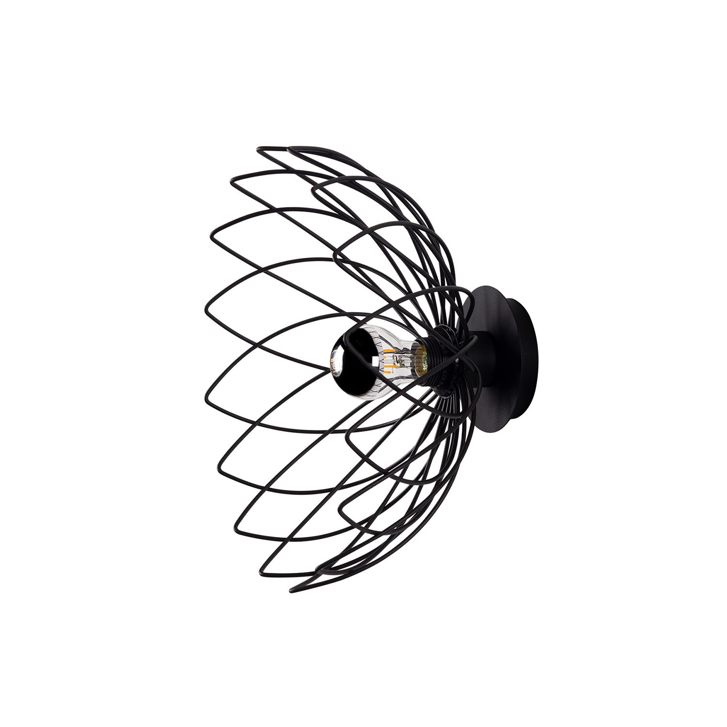 Black Wall lamp 185WL1.10BL033
