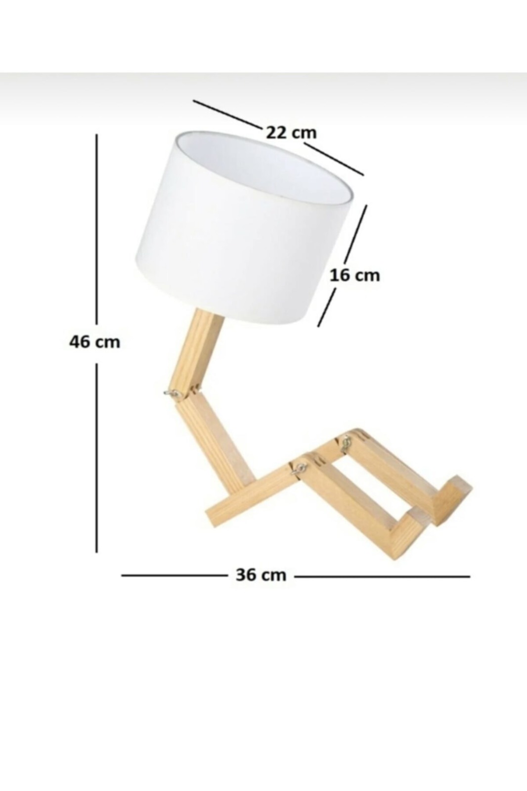 WoodenMan Table lamp