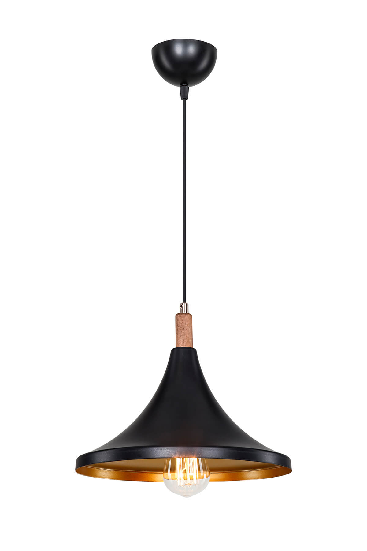 Kano Pendant lamp Black,Gold