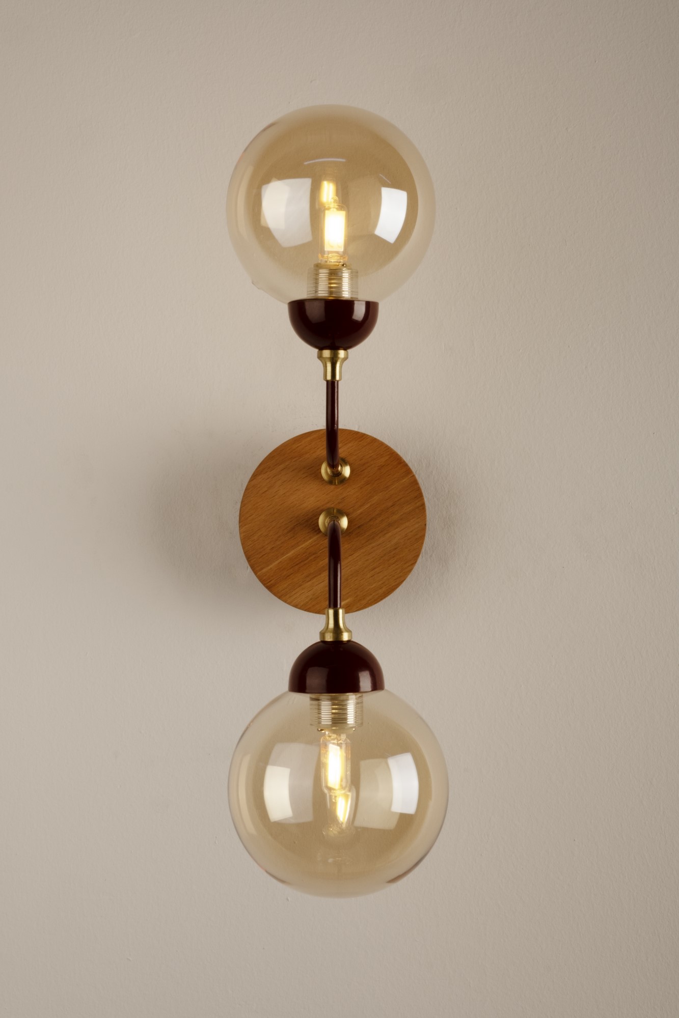 Burgundy Wall lamp MO8930