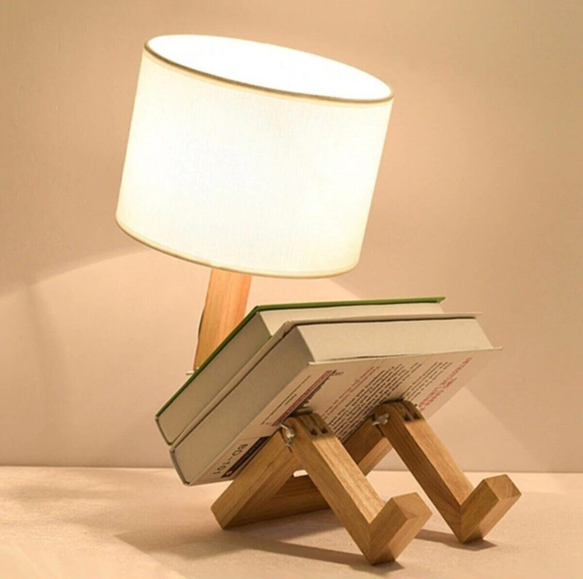 WoodenMan Table lamp